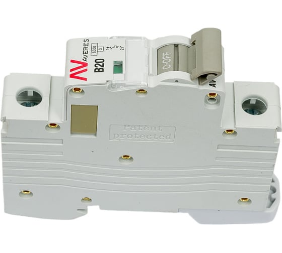 Автоматический выключатель EKF AVERES AV-6, 1P, 20A, B, 6kA mcb6-1-20B-av