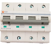 Автоматический выключатель EKF PROxima ВА 47-125, 4P, 100А, D, 15кА mcb47125-4-100D