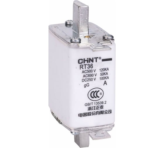 Плавкая вставка предохранителя CHINT RT36-1-250 габарит 1 100А 521181