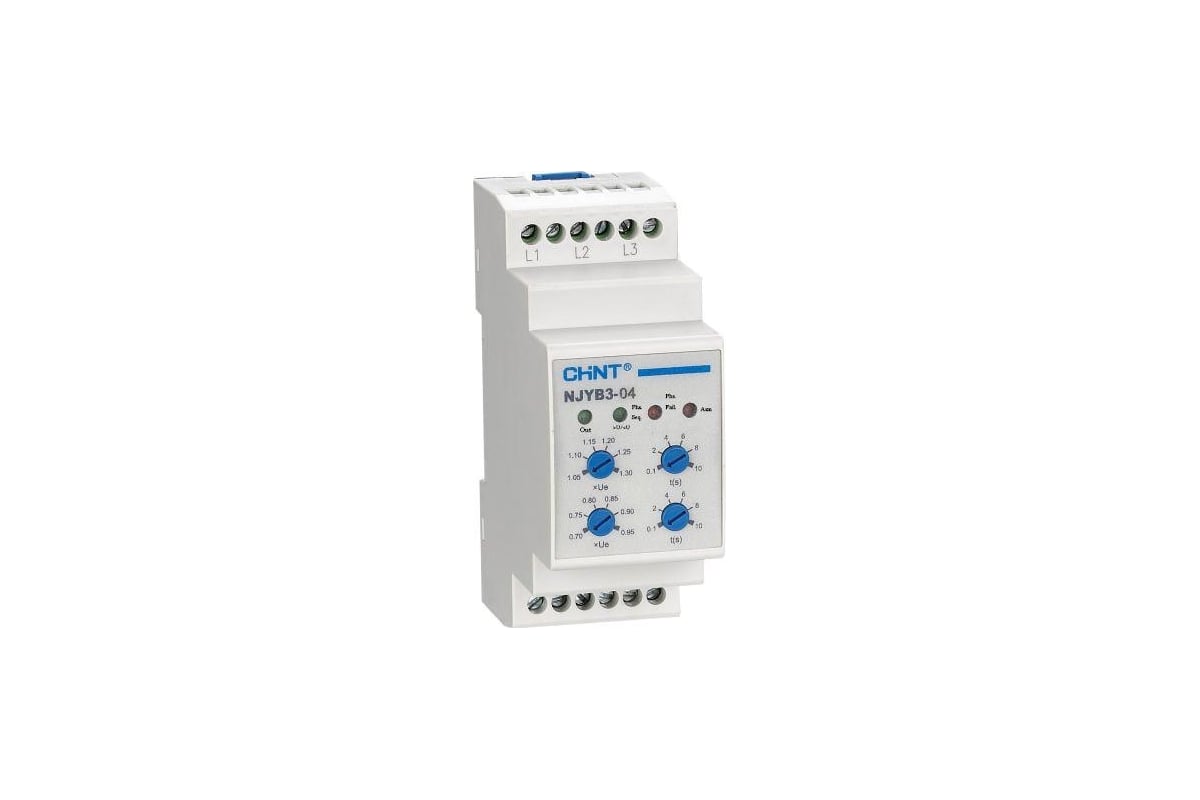 Реле контроля фаз CHINT NJYB3-15 AC 220В 636025 - выгодная цена, отзывы ...