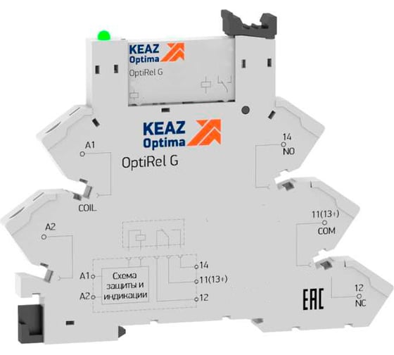 Релейный модуль КЭАЗ OptiRel G RM38-61-24U-6-P-CO 280992 1