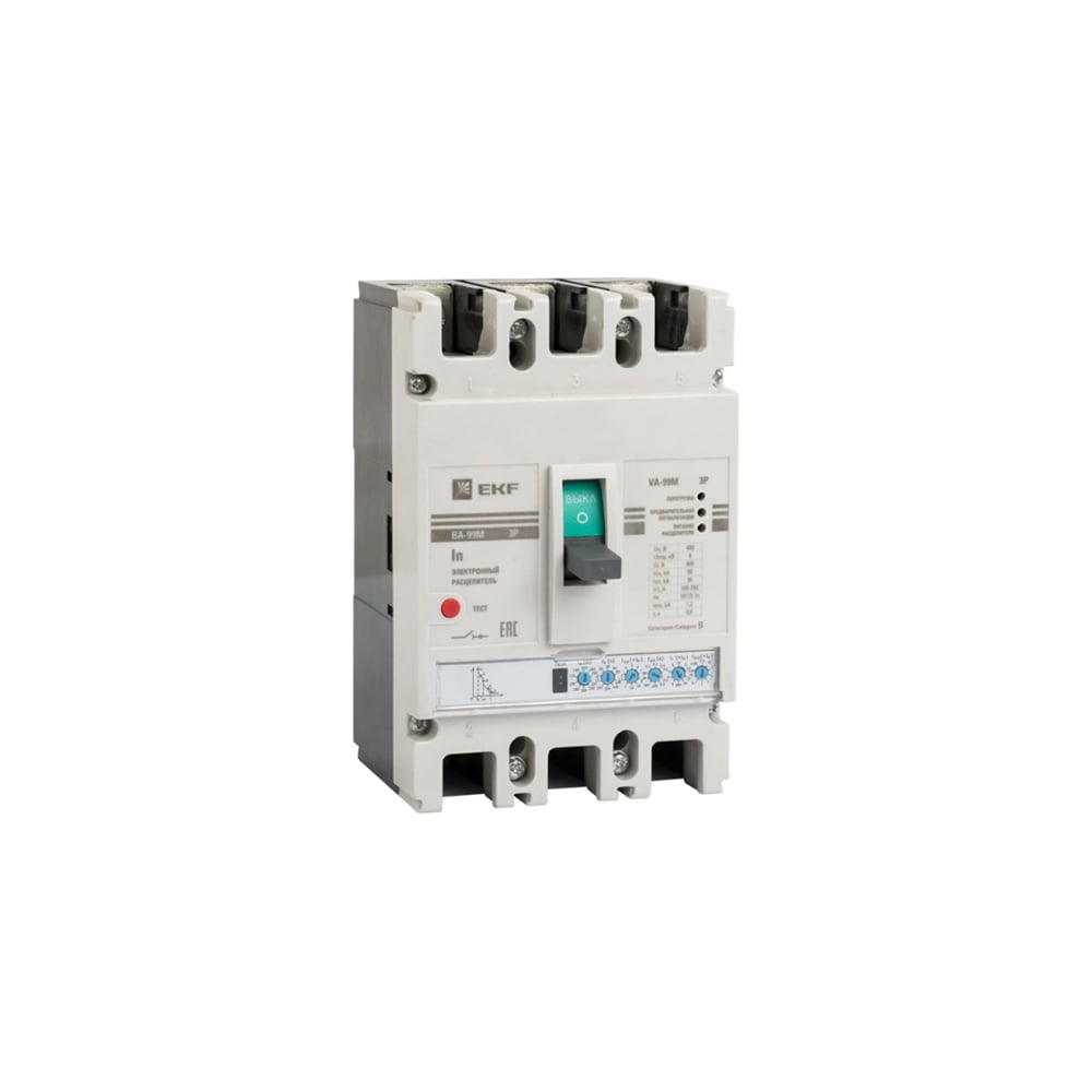Автоматический выключатель EKF ВА-99М, 250/250А, 3P, 50кА, с ...