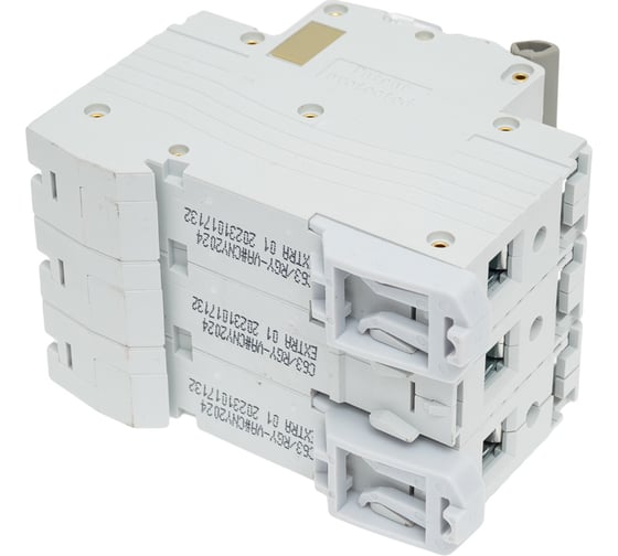 Автоматический выключатель EKF AV-10, 3P, 63A, 10kA, AVERES mcb10-3-63C-av