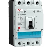 Автоматический выключатель EKF AV POWER-2/3, 250А, 50kA, ETU2.0, mccb-23-250-2.0-av 16126542