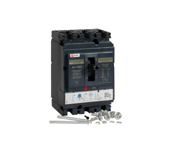 Автоматический выключатель EKF ВА-99C, 160/160А, 3P, 36кА, PROxima mccb99C-160-160