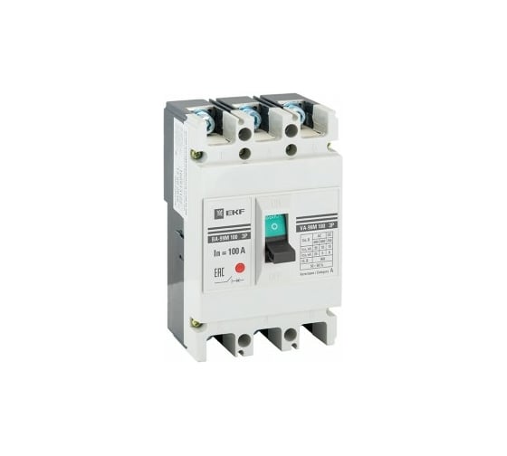 Автоматический выключатель EKF ВА-99М, 100/ 20А, 3P, 35кА, PROxima mccb99-100-20m