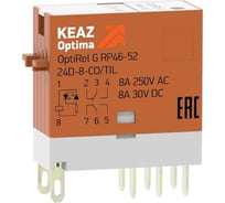 Промежуточное реле КЭАЗ OptiRel G RP46-52-24D-8-CO-S/TIL 281055