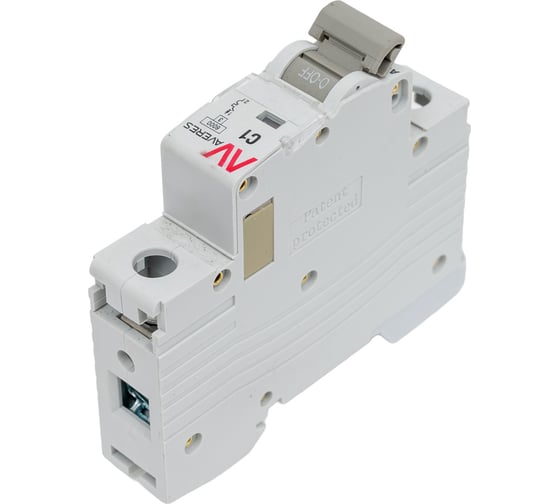 Автоматический выключатель EKF AVERES AV-6, 1P, 1A, C, 6kA mcb6-1-01C-av