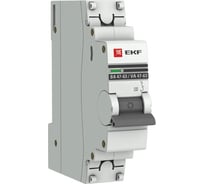 Автоматический выключатель EKF PROxima ВА 47-63, 1P, 2А, D, 4,5kA mcb4763-1-02D-pro