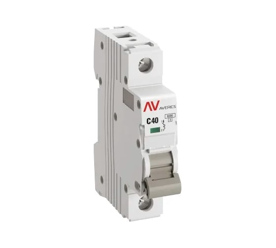 Автоматический выключатель EKF AVERES AV-6, 1P, 40A, C, 6kA mcb6-1-40C-av