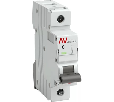 Автоматический выключатель EKF AVERES AV-10, 1P, 1A, 10kA, mcb10-1-01C-av