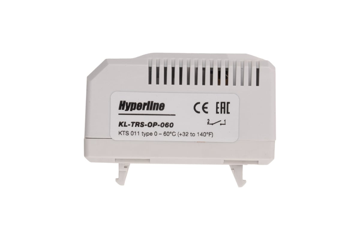 Термостат Hyperline KL-TRS-OP-060 нормально-разомкнутый 0-60C для ...