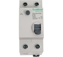 Автоматический выключатель диф. тока Systeme Electric City9 set (авдт) 1p+n с 16а 6ka 10ма тип-a 230в C9D61616