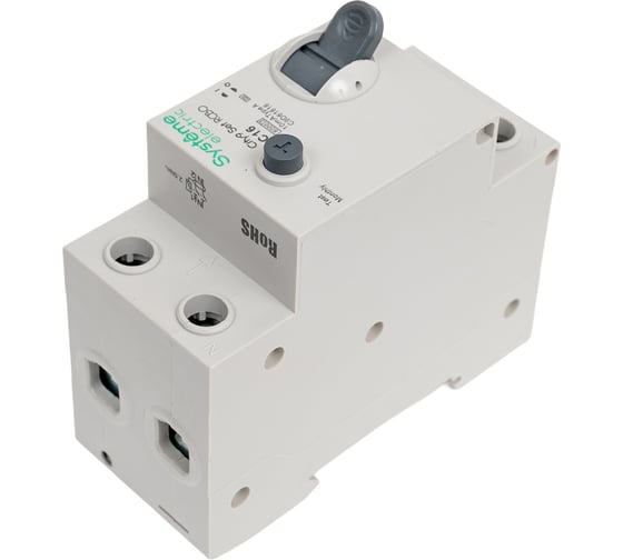 Автоматический выключатель диф. тока Systeme Electric City9 set (авдт) 1p+n с 16а 6ka 10ма тип-a 230в C9D61616