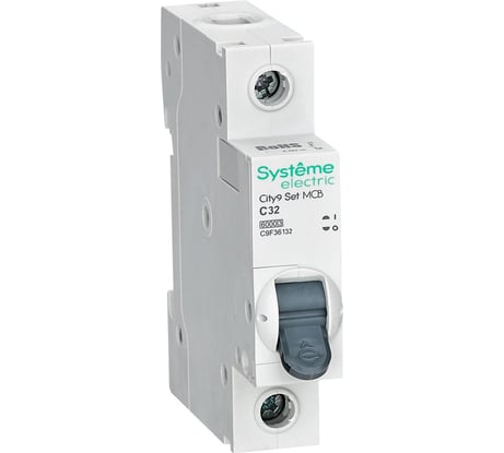 Автоматический выключатель (ав) Systeme Electric City9 set с 32а 1p 6ka 230в C9F36132