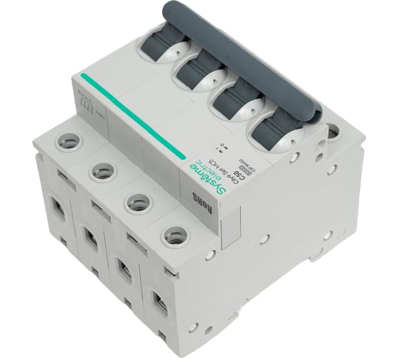 Автоматический выключатель (ав) Systeme Electric City9 set с 50а 4p 6ka 400в C9F36450