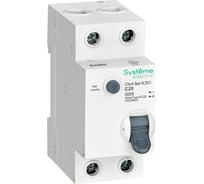 Автоматический выключатель дифференциального тока (авдт) Systeme Electric City9 set 1p+n с 25а 6ka 30ма тип-aс 230в C9D36625