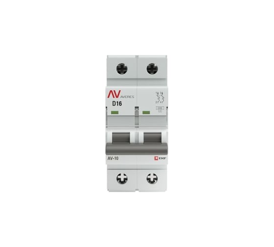 Автоматический выключатель EKF AV-6 2P 16A 6kA AVERES mcb6-2-16D-av