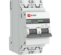 Автоматический выключатель EKF PROxima ВА 47-63, 2P, 40А, 4,5kA mcb4763-2-40D-pro