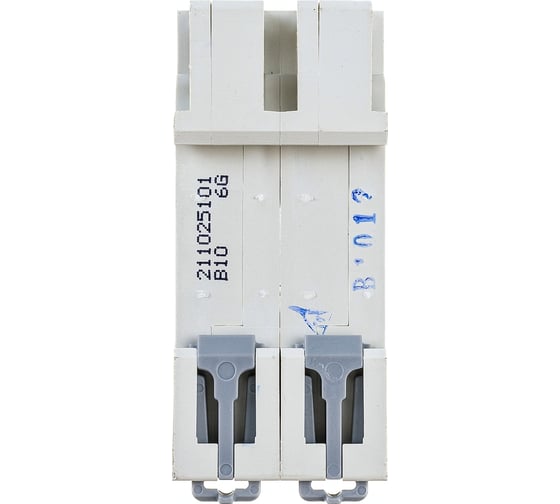 Автоматический выключатель EKF PROxima ВА 47-63, 2P, 10А, 4,5kA mcb4763-2-10B-pro