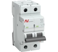 Автоматический выключатель EKF AVERES AV-6, DC, 2P, 4A, 6kA mcb6-DC-2-04C-av