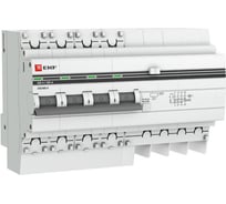 Дифференциальный автомат EKF PROxima АД-4, 50А/30мА, характеристика C, AC, защита 270В, 4,5кА, SQ DA4-50-30-pro