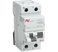Дифференциальный автомат EKF AVERES DVA-6, 1P+N, 25А, B, 30мА, AC, 6кА rcbo6-1pn-25B-30-ac-av