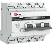 Дифференциальный автомат EKF PROxima АД-32 селективный, 3P+N, 16А/300мА DA32-16-300S-4P-pro