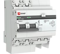 Дифференциальный автомат EKF PROxima АД-2, 32А/100мА, характеристика C, AC, электронный, защита 270В, 4,5кА, SQ DA2-32-100-pro