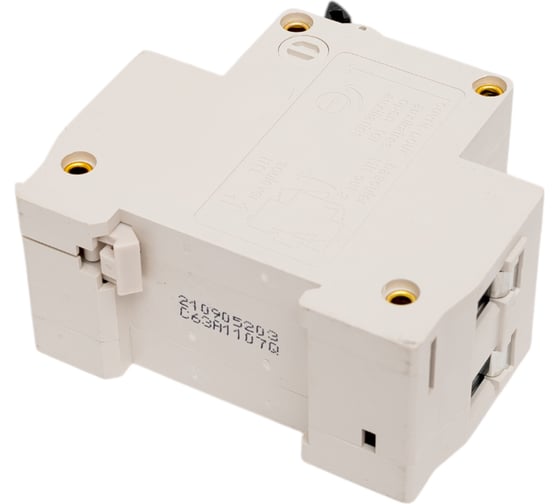 Дифференциальный автомат EKF Basic АД-12, 1P+N, 63А, 30мА, тип АС, характеристика C, электронный, 4,5кА DA12-63-30-bas