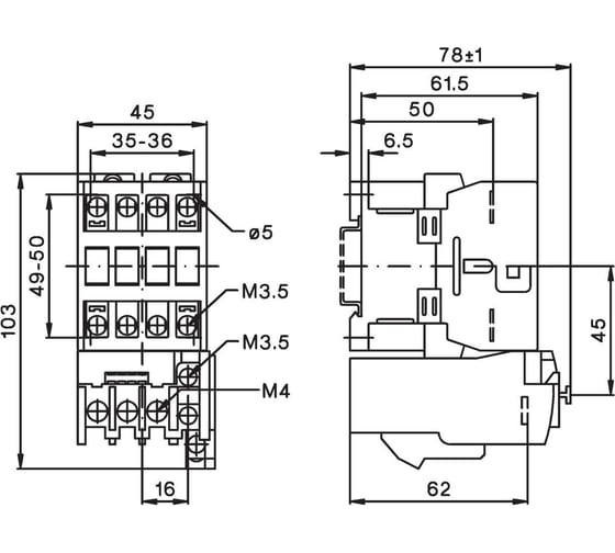 Тепловое реле Benedict U12/16E 6 PN41631