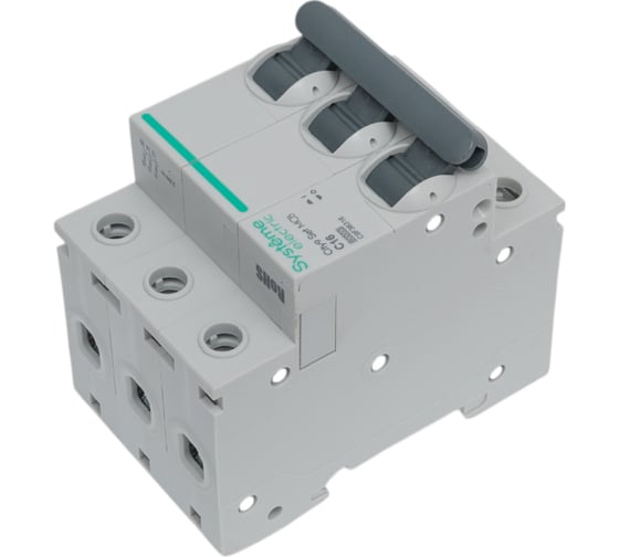 Автоматический выключатель (ав) Systeme Electric City9 set с 16а 3p 6ka 400в C9F36316
