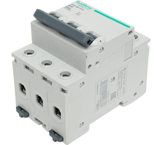 Автоматический выключатель (ав) Systeme Electric City9 set b 10а 3p 6ka 400в C9F16310
