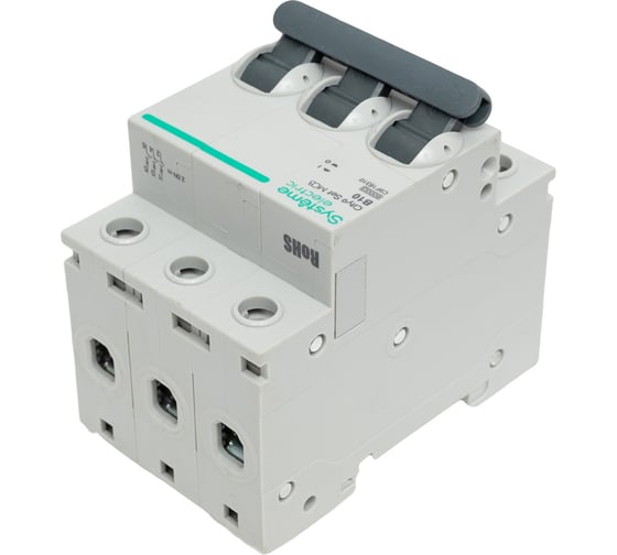 Автоматический выключатель (ав) Systeme Electric City9 set b 10а 3p 6ka 400в C9F16310