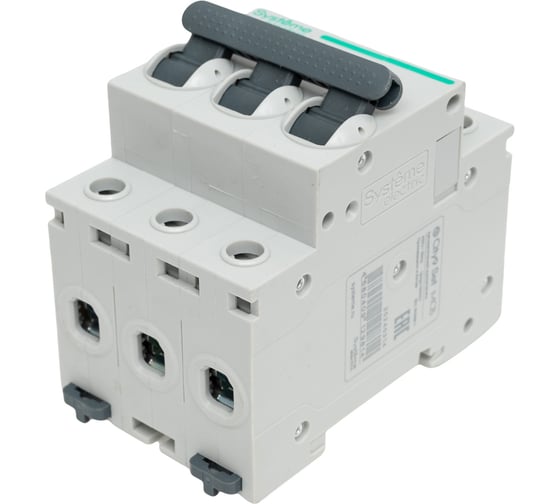 Автоматический выключатель (ав) Systeme Electric City9 set b 16а 3p 6ka 400в C9F16316