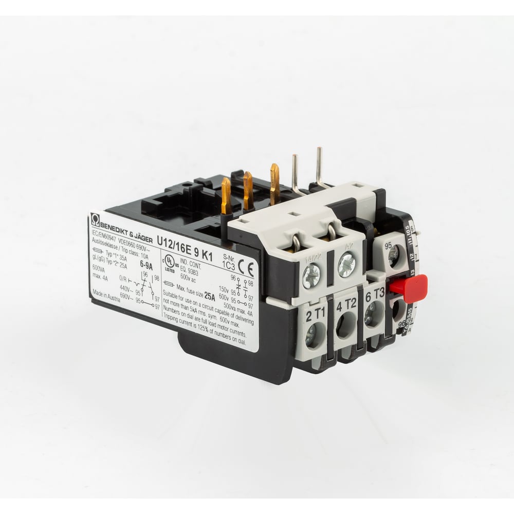 Тепловое реле Benedict U12/16E 9 K1 PN41634 - выгодная цена, отзывы ...