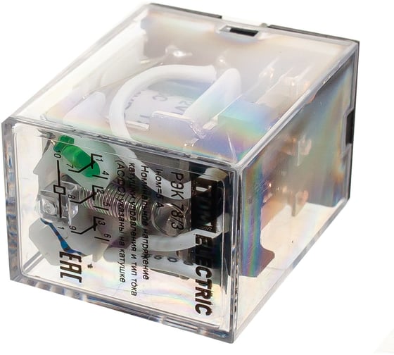 Реле TDM РЭК78/3 с индикатором 5А 12В DC SQ0701-0061