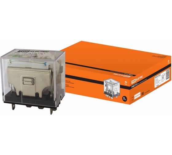 Реле TDM РЭК77/3 с индикатором 10А 230В AC SQ0701-0054
