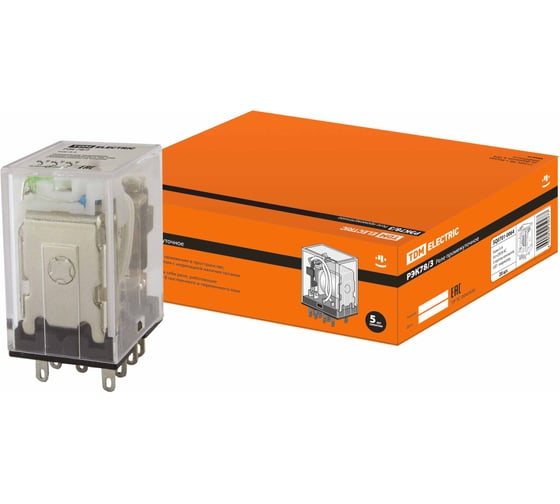 Реле TDM РЭК78/3 с индикацией, 5А, 230В, AC SQ0701-0064