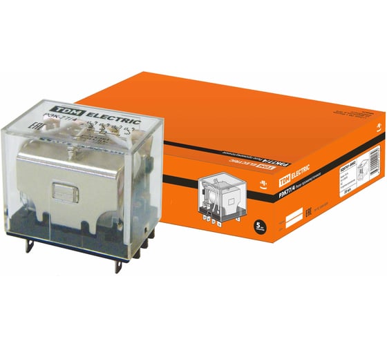 Реле TDM РЭК77/4 10А 230В АC SQ0701-0002