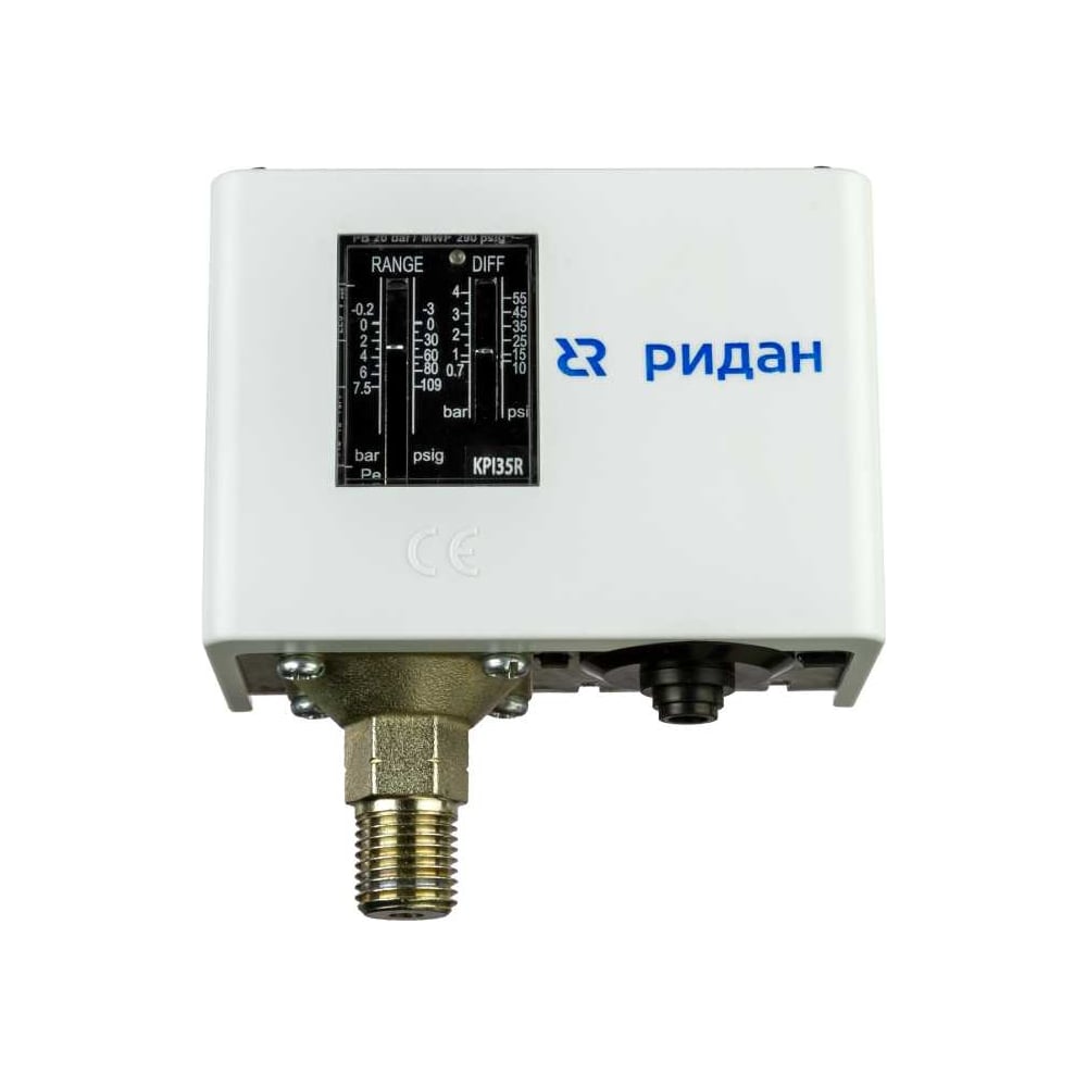 Реле давления Ридан KPI 38R 1/4" 8–32 бар, дифф. 2-6 бар 060-508166R Ридан Центр - Товар на картинке можно купить.