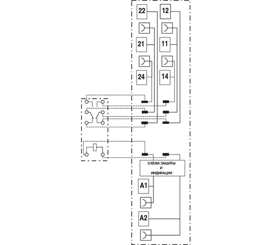 Интерфейсный модуль РЕЛЕОН реле; 2 CO конт. 8А; 220-240В AC/DC; винт. зажимы; RM352023001