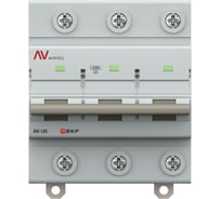 Выключатель автоматический EKF AV-125 3P 100A (D) 10kA AVERES mcb125-3-100D-av