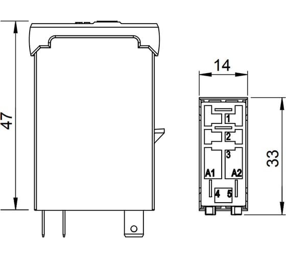 Твердотельное реле ComatReleco CSS-N13X/DC5-48V PN92641
