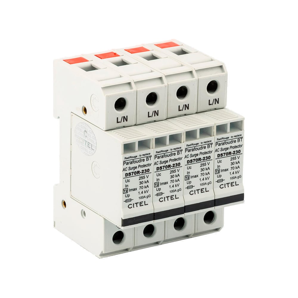 Устройство защиты от импульсных перенапряжений CITEL УЗИП тип 2 DS74R ...