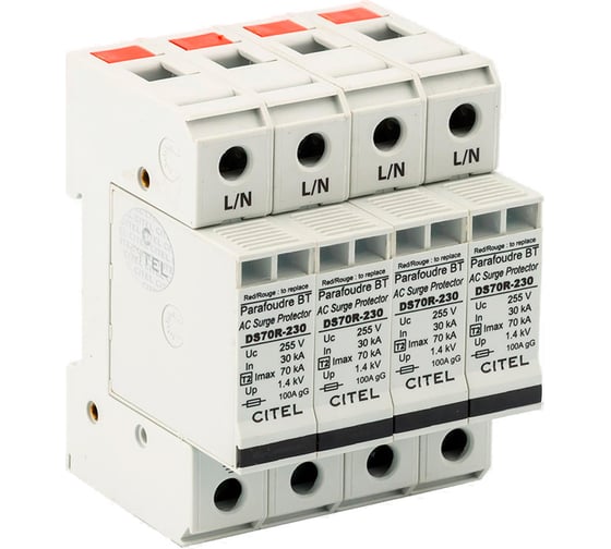 Устройство защиты от импульсных перенапряжений CITEL УЗИП тип 2 DS74R-230 491502 1