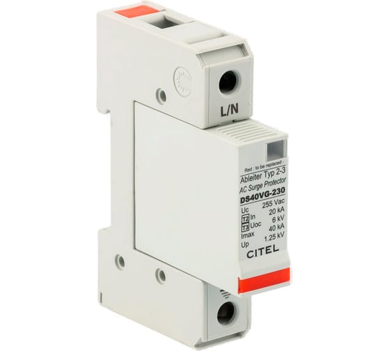 Устройство защиты от импульсных перенапряжений CITEL УЗИП тип 2+3 DS41VG-230 331751 1