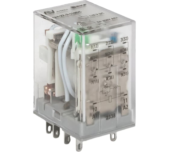 Реле промежуточное EKF RPA 22/3 6A 110В DC AVERES rpa-22-3-110DC