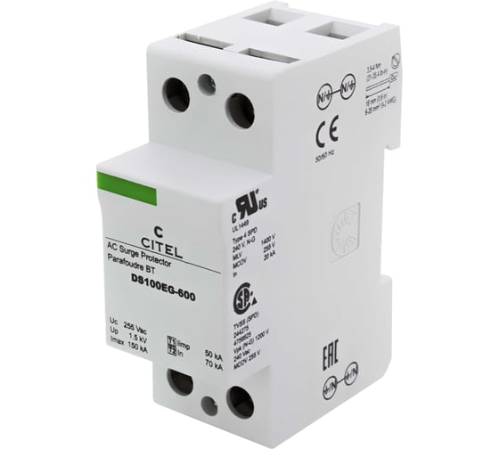 УЗИП Citel тип 1 DS100EG-600 1646