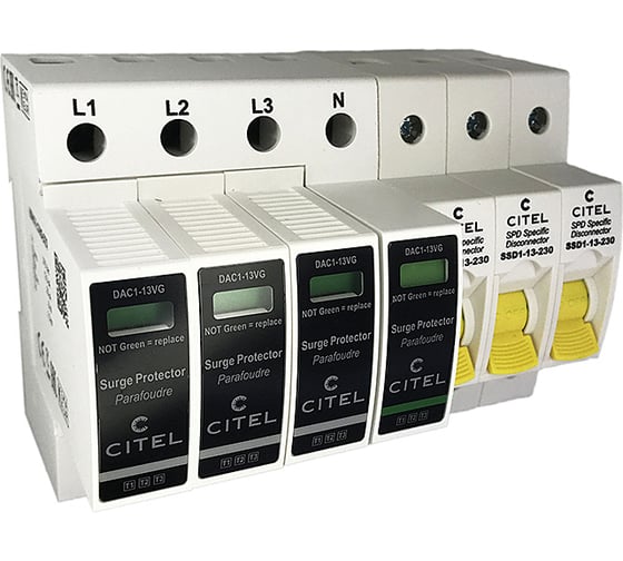 Комплект УЗИП и УБО Citel DAC1-13VGS-31-275 + SSD1-13-230 821730244+803101